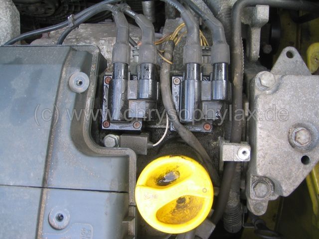 Frisch lackierte Zündspulen Renault Kangoo G1 Block E7J