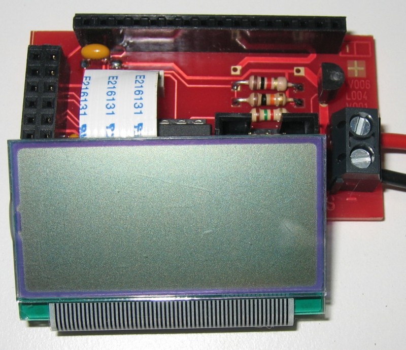 Best�ckte LCD-Magnetbake mit 8x2 LCD